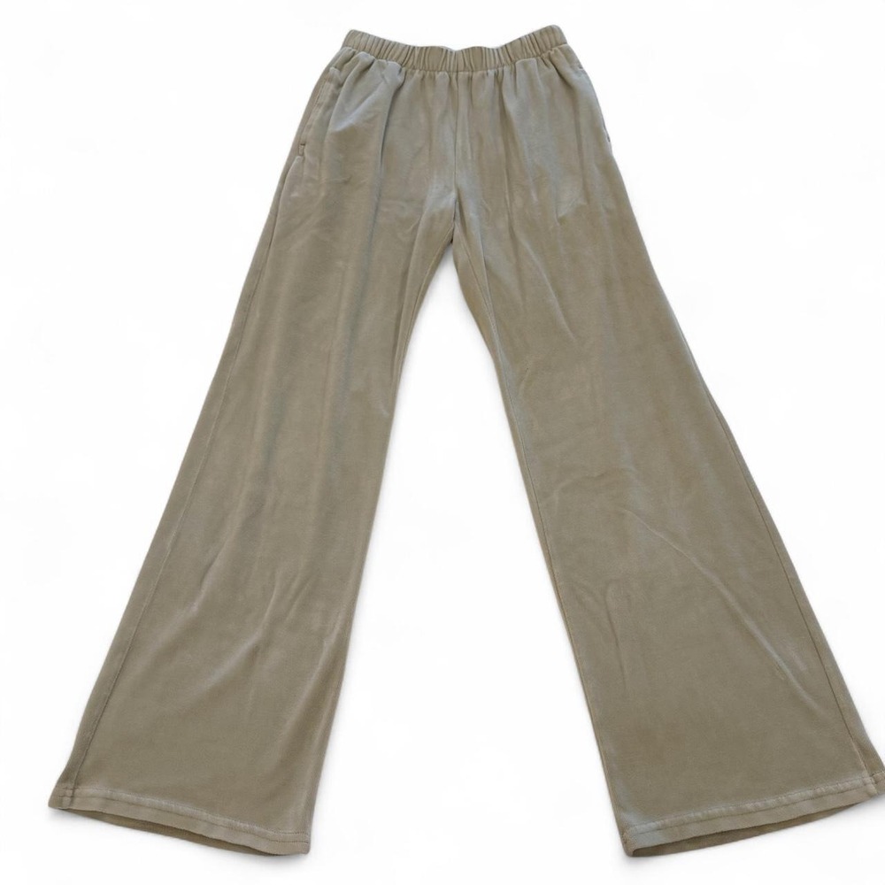 Brandy Melville Velour Wide Leg Sweatpants